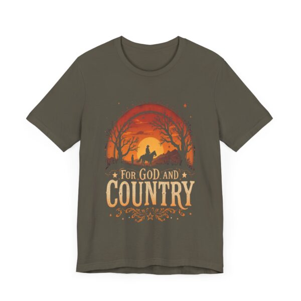 For God and Country T-Shirt – Cowboy Spirit Design for Faith and Freedom - Image 19