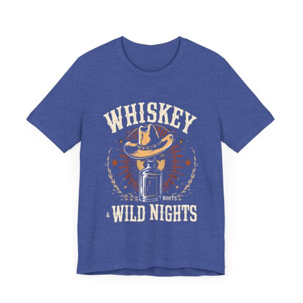 Whiskey, Boots & Wild Nights Cowboy Graphic T-Shirt - Rustic Western Flair - Image 19