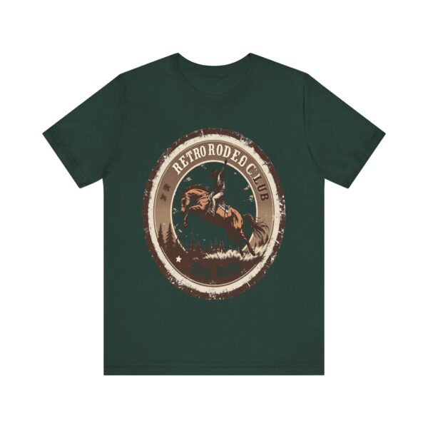 Retro Rodeo Club Bucking Bronco T-Shirt – Vintage Western Stamp Design - Image 41