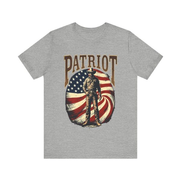 Patriot By Choice T-Shirt – Bold Cowboy Spirit and Patriotic Pride Design - Image 45