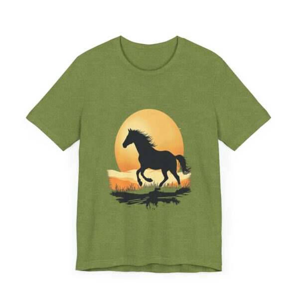 Sunset Rides Equestrian Serenity T-Shirt – Horseback Riding Sunset Graphic Tee - Image 27