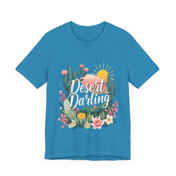 Desert Darling T-Shirt – Nostalgic Cowgirl Chic with Cactus & Sunburst Design - Image 43