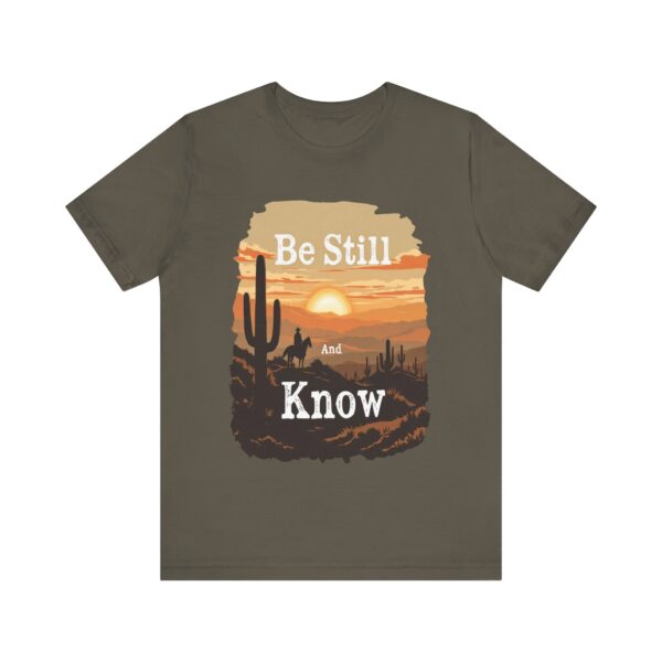 Be Still and Know T-Shirt – Cowboy Serenity Design for Faith and Western Lifestyle - Image 21