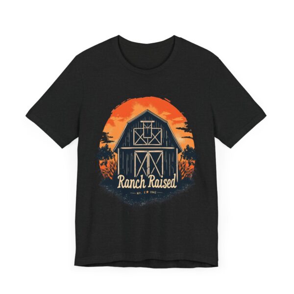 Ranch Raised Vintage Barn Silhouette - - T-Shirt | Western style - Image 7