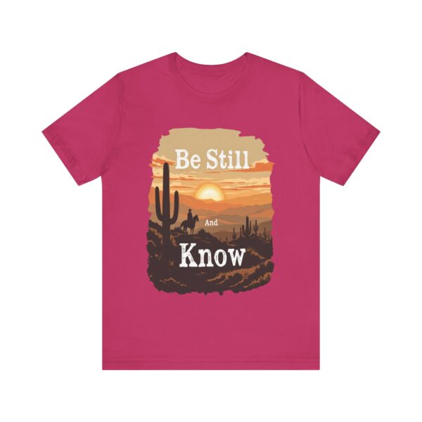 Be Still and Know T-Shirt – Cowboy Serenity Design for Faith and Western Lifestyle - Image 61