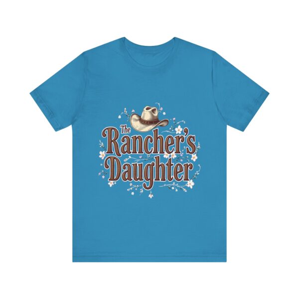 The Rancher's Daughter T-Shirt – Elegant Cowgirl Typography with Western Flair - Image 41