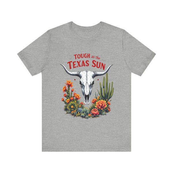 Texas Longhorn Skull T-Shirt - Tough as the Texas Sun with Cacti and Sagebrush — Western-Themed Clothing - Image 13