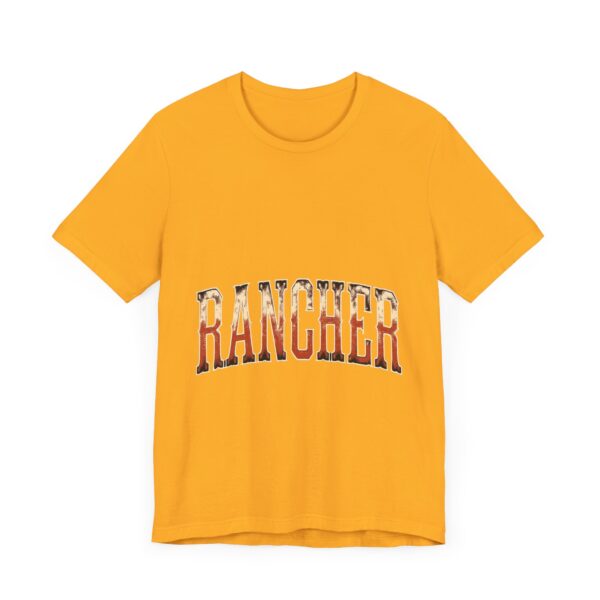 Rancher Legacy T-Shirt – Bold Western Typography for Rural Living Enthusiasts - Image 11