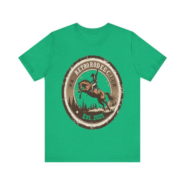 Retro Rodeo Club Bucking Bronco T-Shirt – Vintage Western Stamp Design - Image 37