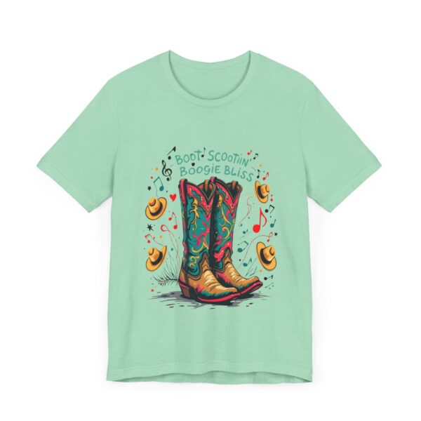 Boot Scootin' Boogie Bliss T-Shirt – Vibrant Country Dance Design with Musical Flair - Image 31