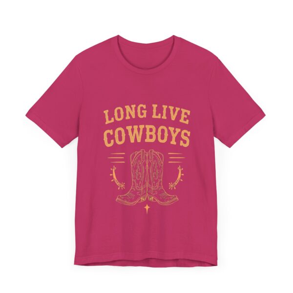 Long Live Cowboys Rustic Spur & Boot T-Shirt – Western Country Graphic Tee - Image 63