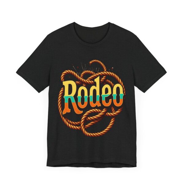 Rodeo Lariat T-Shirt – Bold Cowboy Typography Design for Western Enthusiasts - Image 11