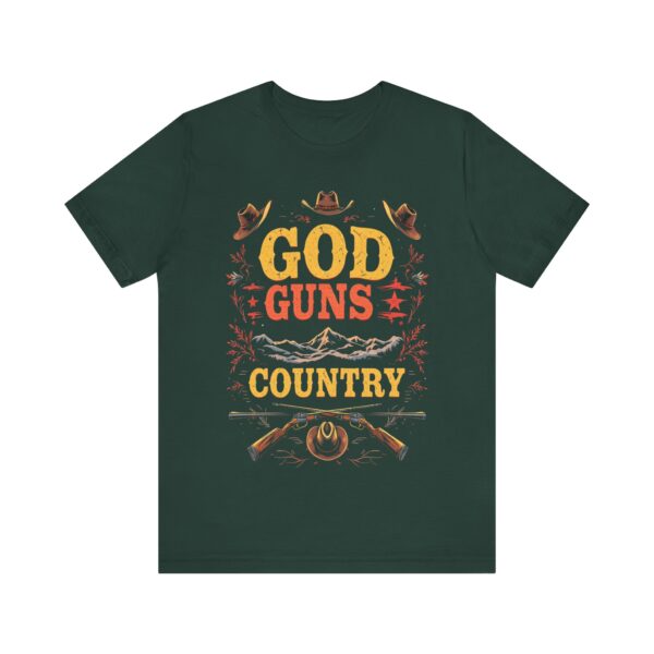 God Guns Country T-Shirt – Bold Cowboy Spirit Design for Patriotic Pride - Image 33