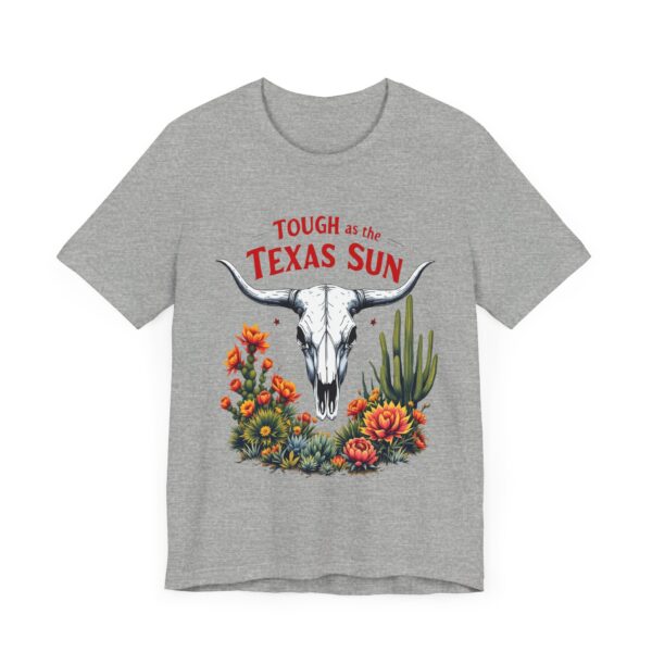 Texas Longhorn Skull T-Shirt - Tough as the Texas Sun with Cacti and Sagebrush — Western-Themed Clothing - Image 15