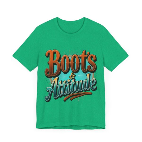 Boots & Attitude T-Shirt – The Cowgirl's Creed Western Graphic - Image 39