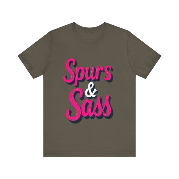 Spurs & Sass T-Shirt – Western Cowgirl Graphic for Bold Attitudes - Image 25