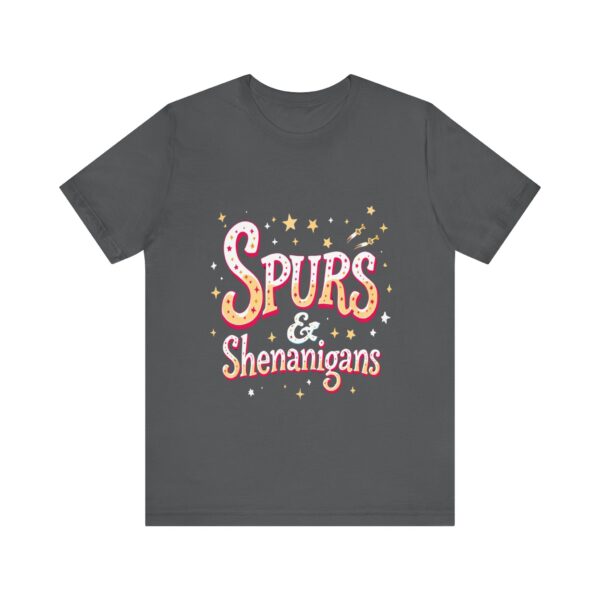 Western Ranch Spurs & Shenanigans Playful Typography | Cowgirl Graphic T-Shirt | Country Style - Image 53