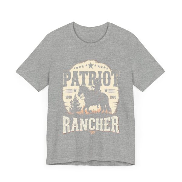 Patriot Rancher T-Shirt - Western Cowboy Graphic Tee for Proud Ranchers & Country Lovers - Image 15