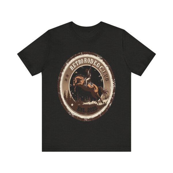 Retro Rodeo Club Bucking Bronco T-Shirt – Vintage Western Stamp Design - Image 21