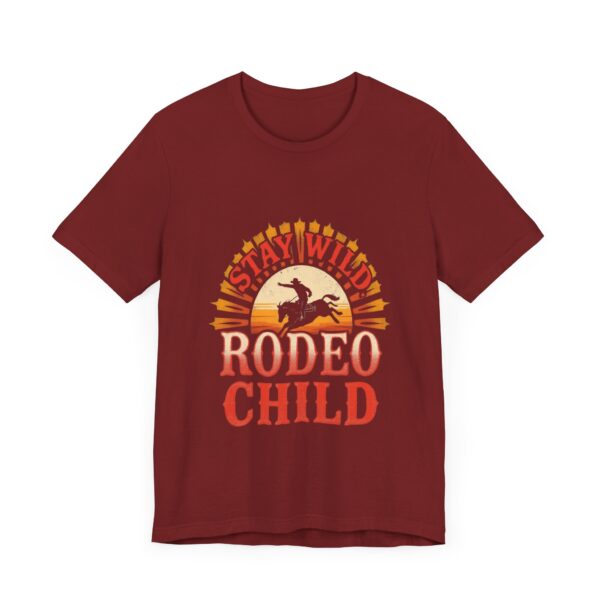 Stay Wild Rodeo Child T-Shirt – Vintage Western Graphic with Bronc Rider - Image 67