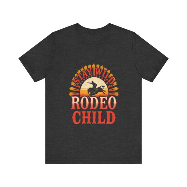 Stay Wild Rodeo Child T-Shirt – Vintage Western Graphic with Bronc Rider - Image 57