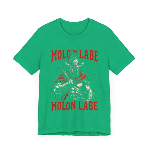 Spartan Cowboy Molon Labe T-Shirt - Bold Warrior Art for Freedom Lovers - Unique - Image 11