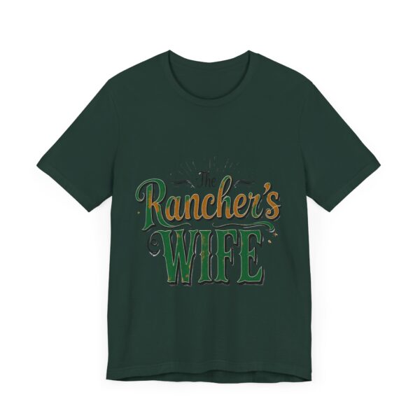 Rancher's Wife T-Shirt – Rustic Typography Design for Strong Country Women - Image 35