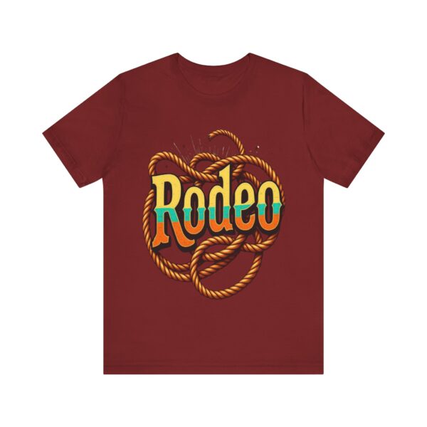 Rodeo Lariat T-Shirt – Bold Cowboy Typography Design for Western Enthusiasts - Image 65