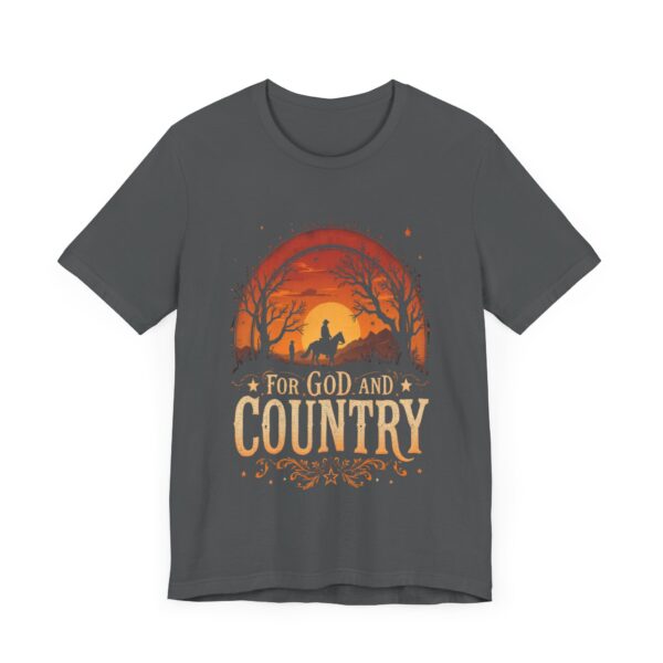 For God and Country T-Shirt – Cowboy Spirit Design for Faith and Freedom - Image 51