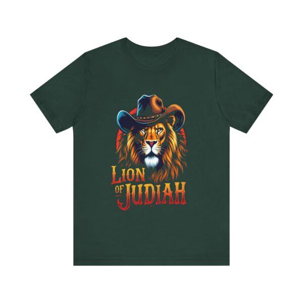 Ferocious Lion of Judah T-Shirt – Cowboy Gear Design for Faith and Strength - Image 37