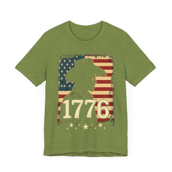 1776 Freedom T-Shirt – Cowboy Patriotic Vintage Graphic Design - Image 15