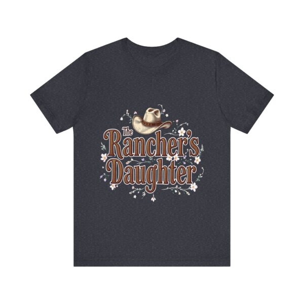 The Rancher's Daughter T-Shirt – Elegant Cowgirl Typography with Western Flair - Image 57