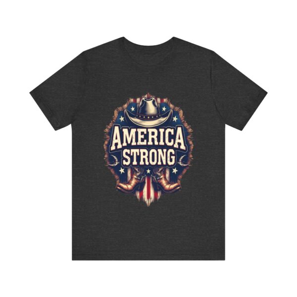 America Strong T-Shirt – Cowboy Pride and Patriotic Spirit Design - Image 57