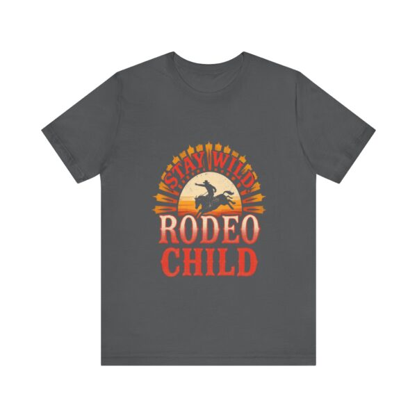 Stay Wild Rodeo Child T-Shirt – Vintage Western Graphic with Bronc Rider - Image 53