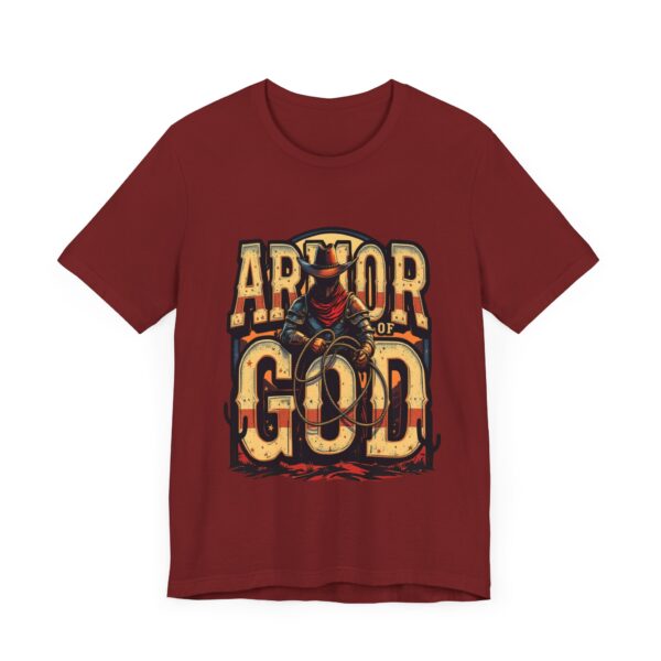 Armor of God T-Shirt – Old West Valor Meets Spiritual Strength - Image 67