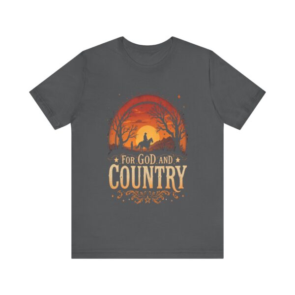 For God and Country T-Shirt – Cowboy Spirit Design for Faith and Freedom - Image 49