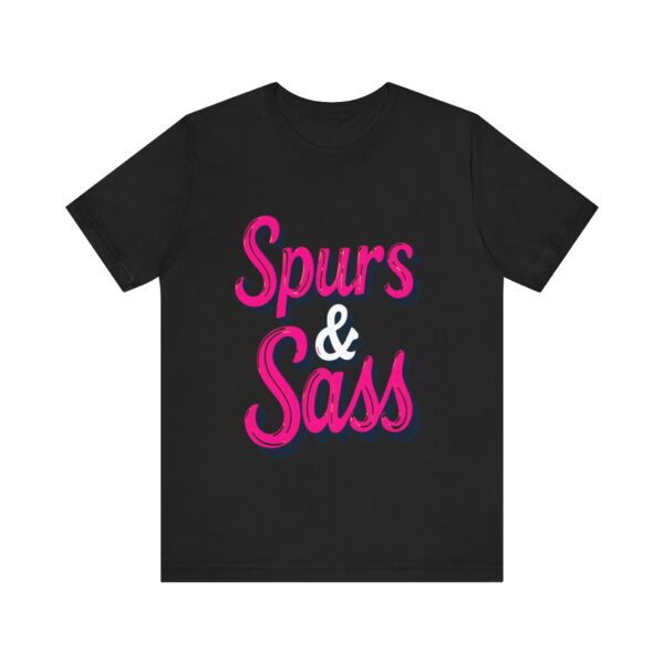 Spurs & Sass T-Shirt – Western Cowgirl Graphic for Bold Attitudes