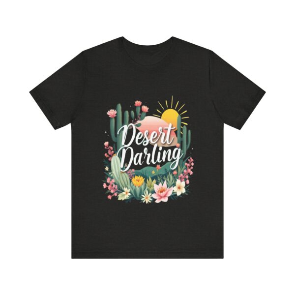 Desert Darling T-Shirt – Nostalgic Cowgirl Chic with Cactus & Sunburst Design - Image 17