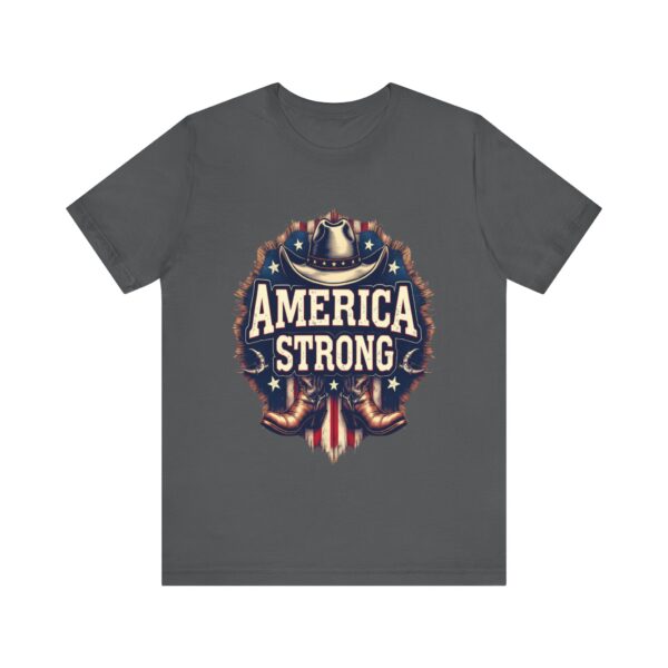 America Strong T-Shirt – Cowboy Pride and Patriotic Spirit Design - Image 53