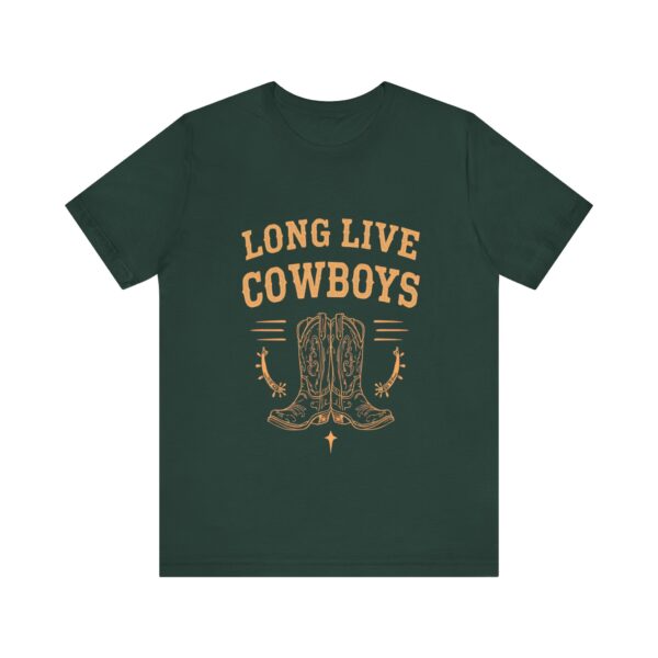 Long Live Cowboys Rustic Spur & Boot T-Shirt – Western Country Graphic Tee - Image 37