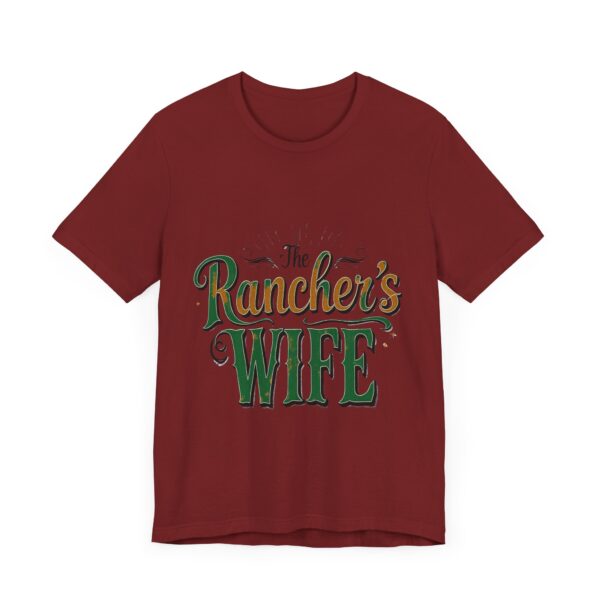 Rancher's Wife T-Shirt – Rustic Typography Design for Strong Country Women - Image 67