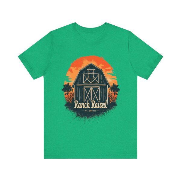 Ranch Raised Vintage Barn Silhouette - - T-Shirt | Western style - Image 9