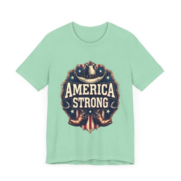 America Strong T-Shirt – Cowboy Pride and Patriotic Spirit Design - Image 31