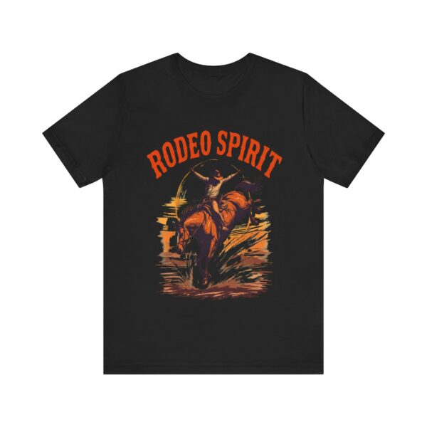 Rodeo Spirit Vintage Bronco Rider T-Shirt – Western Graphic Tee for Cowboys & Rodeo Fans