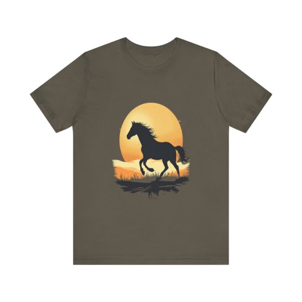 Sunset Rides Equestrian Serenity T-Shirt – Horseback Riding Sunset Graphic Tee - Image 29