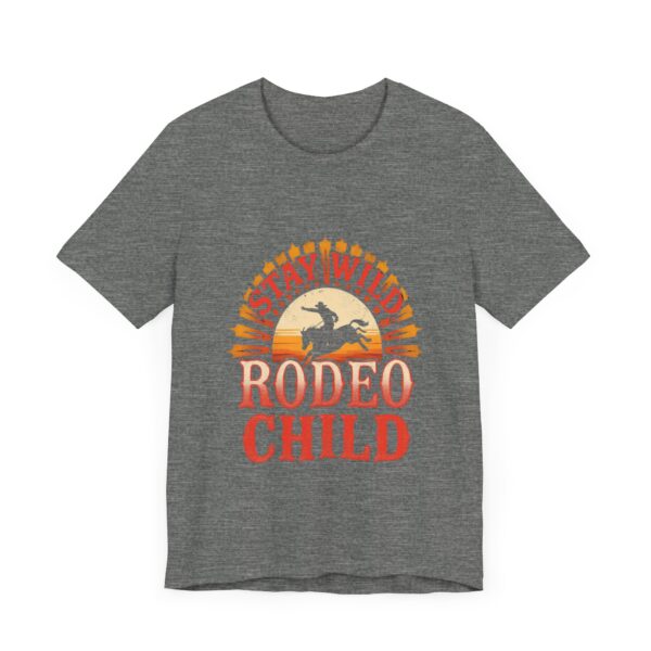 Stay Wild Rodeo Child T-Shirt – Vintage Western Graphic with Bronc Rider - Image 7