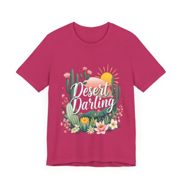 Desert Darling T-Shirt – Nostalgic Cowgirl Chic with Cactus & Sunburst Design - Image 63