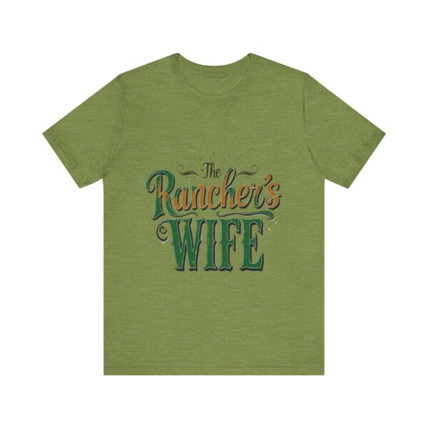 Rancher's Wife T-Shirt – Rustic Typography Design for Strong Country Women - Image 13