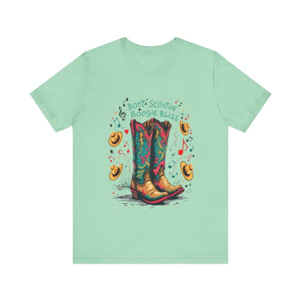 Boot Scootin' Boogie Bliss T-Shirt – Vibrant Country Dance Design with Musical Flair - Image 29