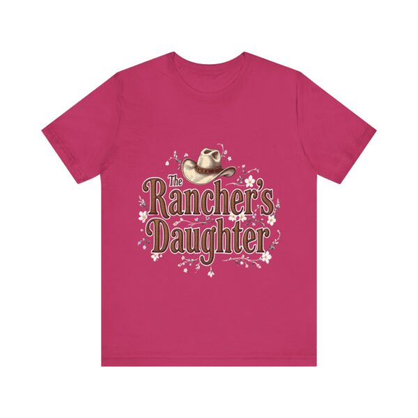 The Rancher's Daughter T-Shirt – Elegant Cowgirl Typography with Western Flair - Image 61